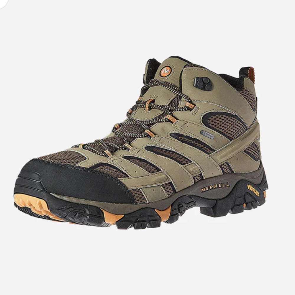 Merrell Men's Moab 2 Mid GORE-TEX In Walnut Size 11 Hiking